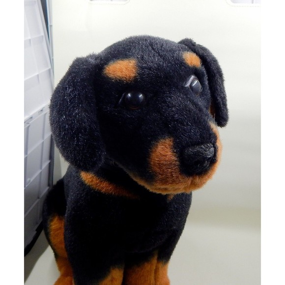 Goffa International Rottweiler Puppy Plush Stuffed Animal 12" - Picture 4 of 12